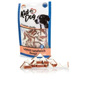 KIDDOG lazacos szendvics háromszögek 80 g